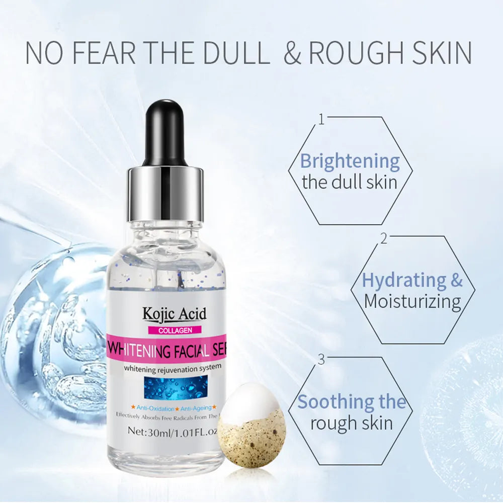 Guanjing Kojic Acid Collagen Whitening Facial Serum – 30ml