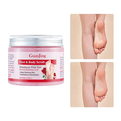 Guanjing Himalayan Pink Salt Foot & Body Scrub – 200g