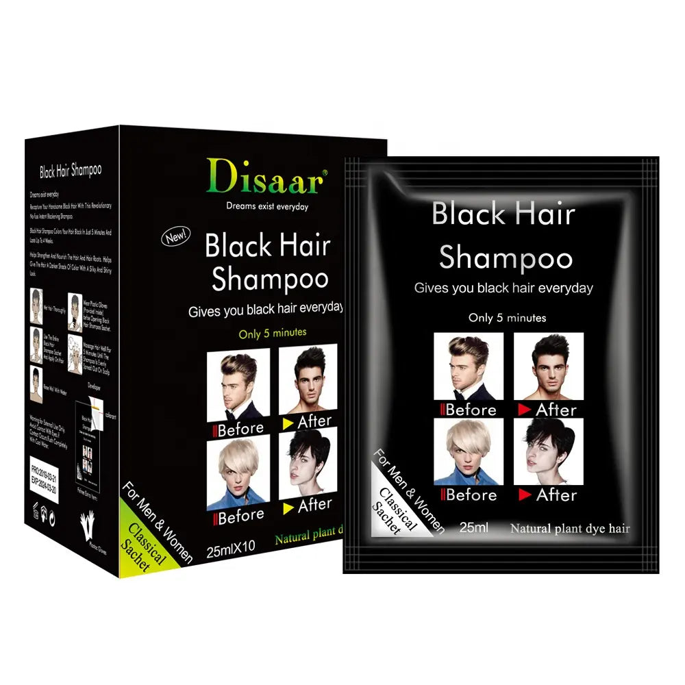 Disaar Black Hair Color Shampoo