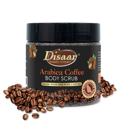 DISAAR Arabica Coffee Body Scrub – Exfoliate, Firm & Rejuvenate Skin Naturally