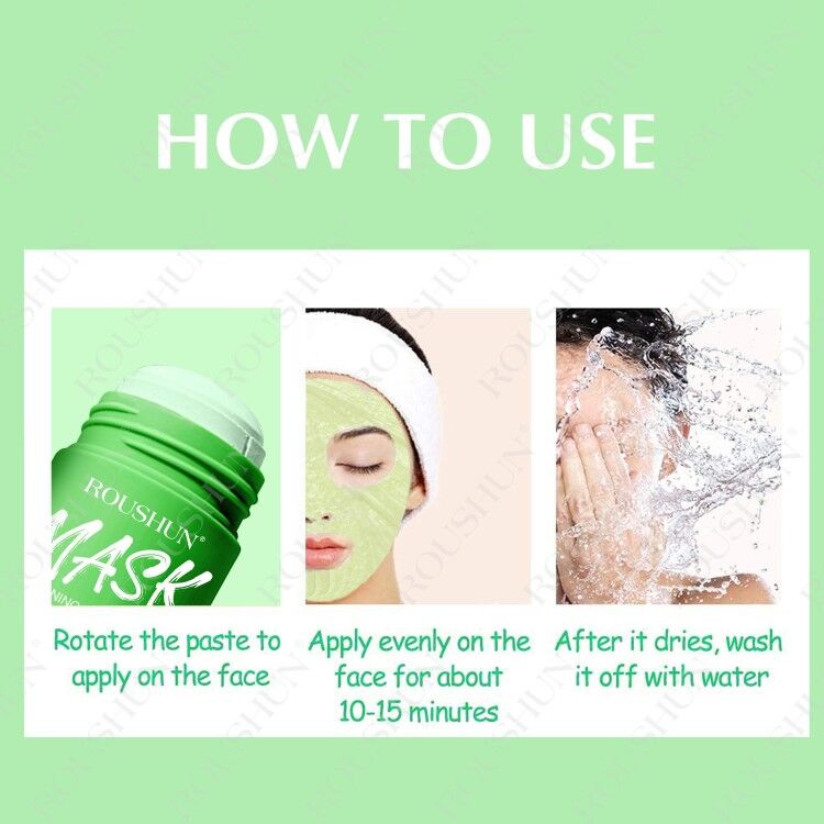 Roushun Cleaning & Whitening Green Tea Mask