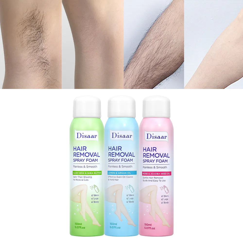 Disaar Hair Removal Spray Foam – Rose & Jojoba Seed Oil