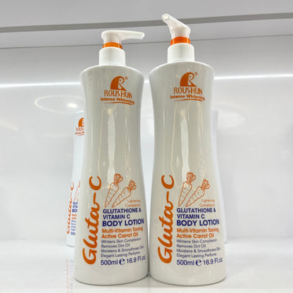 Roushun Glutathione & Vitamin C Carrot Body Lotion