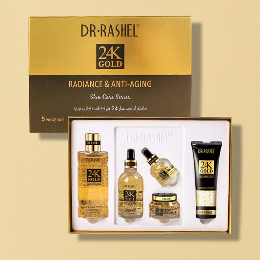 Dr. Rashel 24K Gold Radiance & Anti-Aging Skin Care Series(5PC Set)