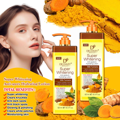 Dr. Davey Super Whitening Anti-Spots & Hydration Lotion with Turmeric
