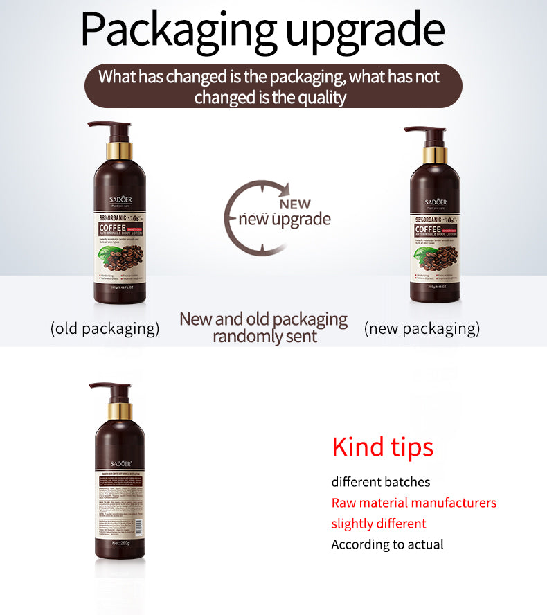 SADOER Coffee Anti-Wrinkle Body Lotion