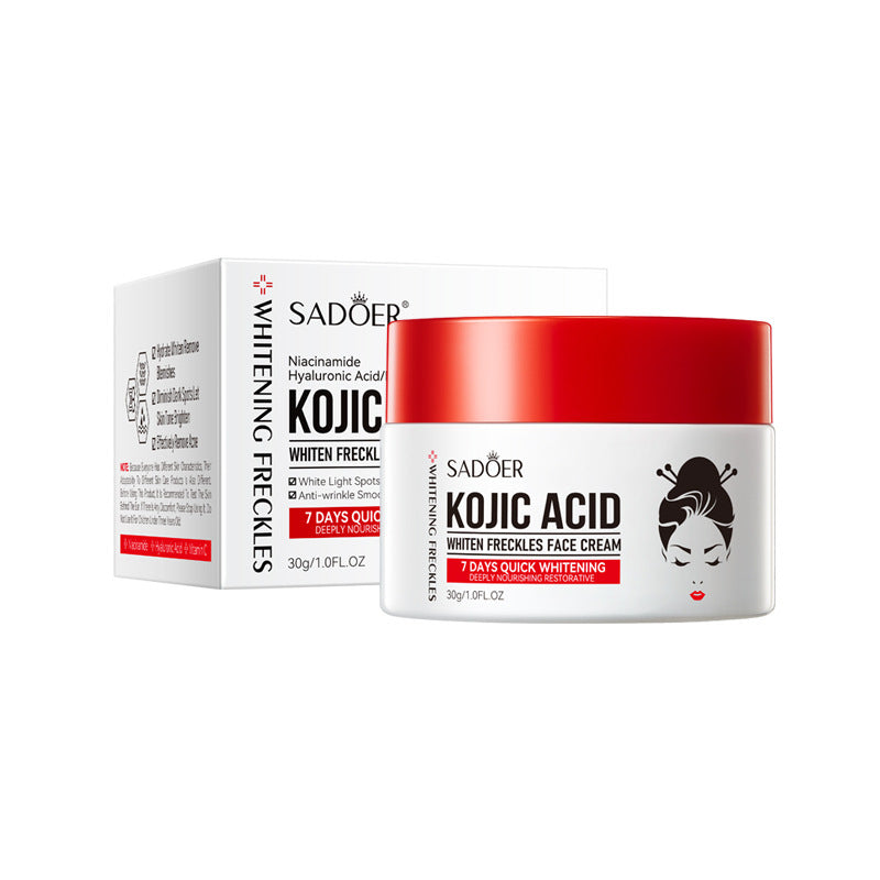 SADOER Kojic Acid Whiten Freckles Face Cream