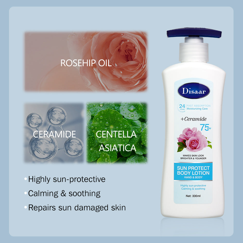 DISAAR Ceramide Sun Protect Hand & Body Lotion SPF 75