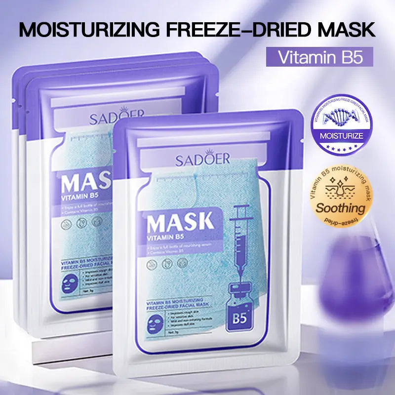 Sadoer Vitamin B5 Moisturizing Facial Mask – Deep Hydration & Skin Repair