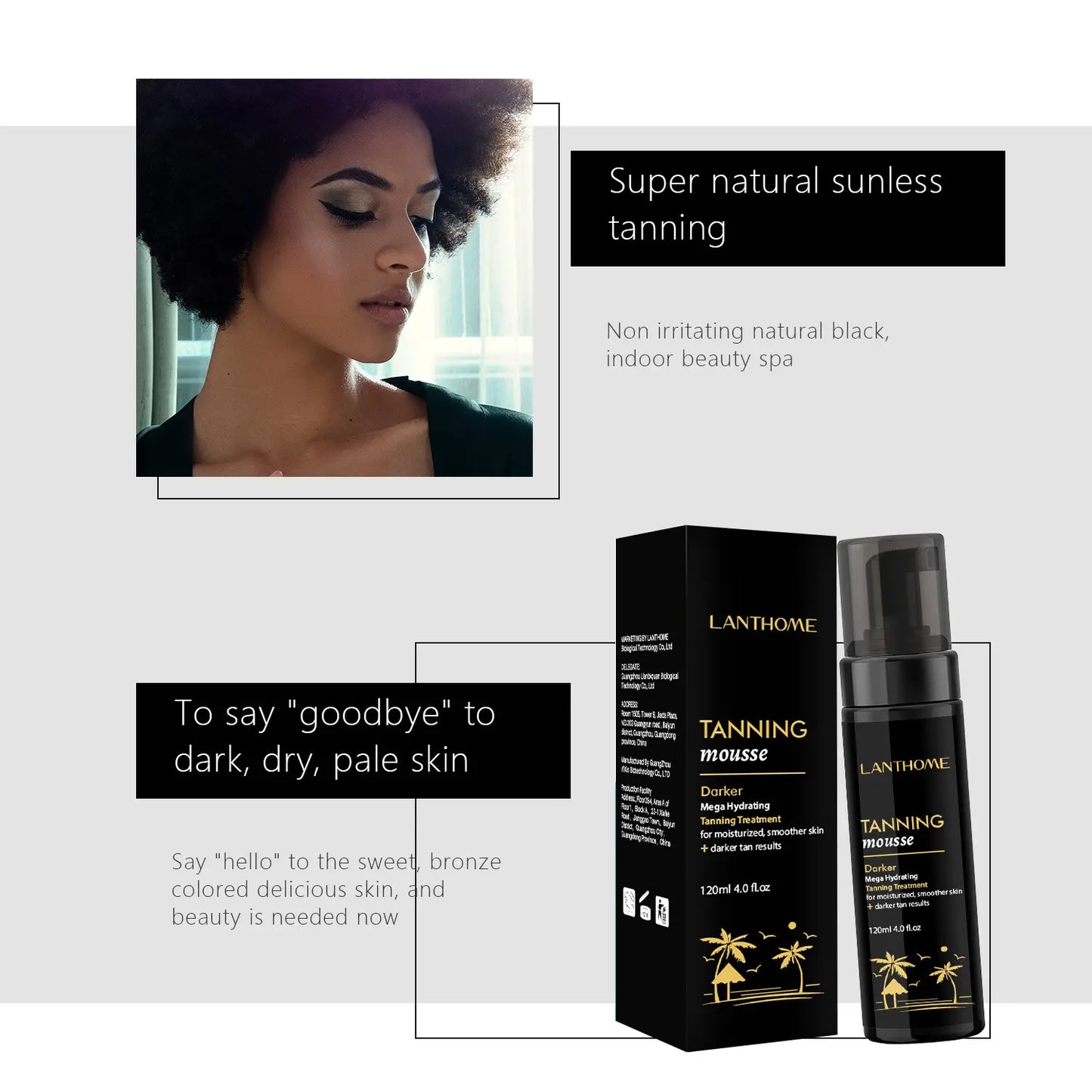 Lanthome Tanning Mousse Darker 120ml