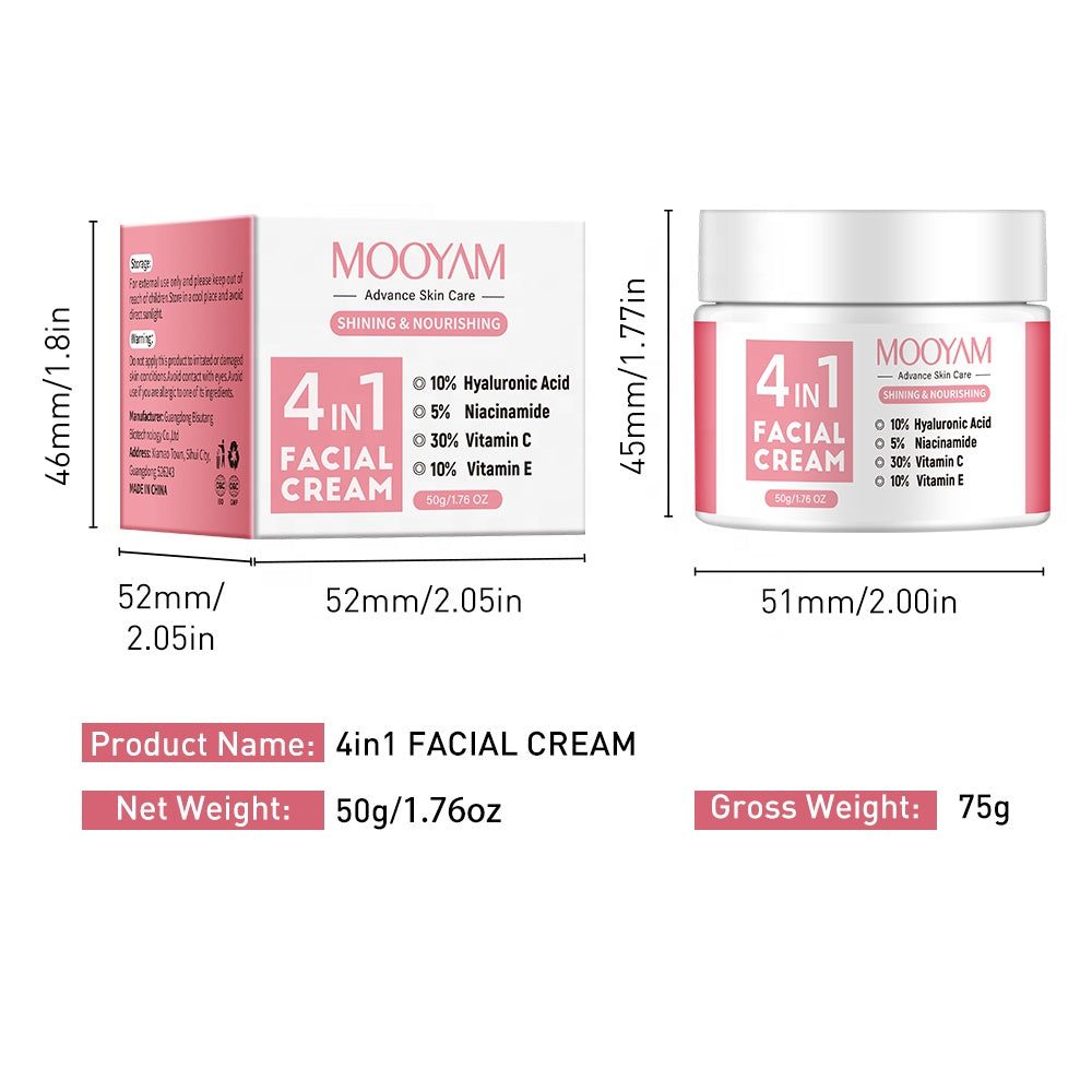 MOOYAM 4 in 1 Facial Cream