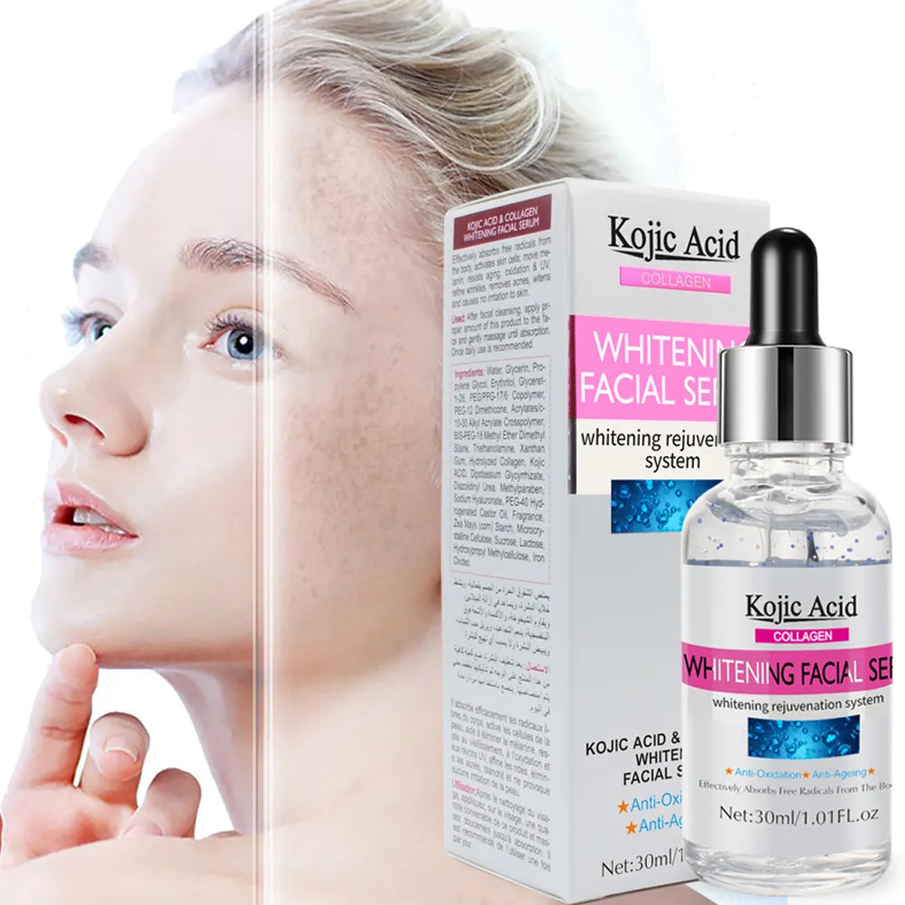 Guanjing Kojic Acid Collagen Whitening Facial Serum – 30ml