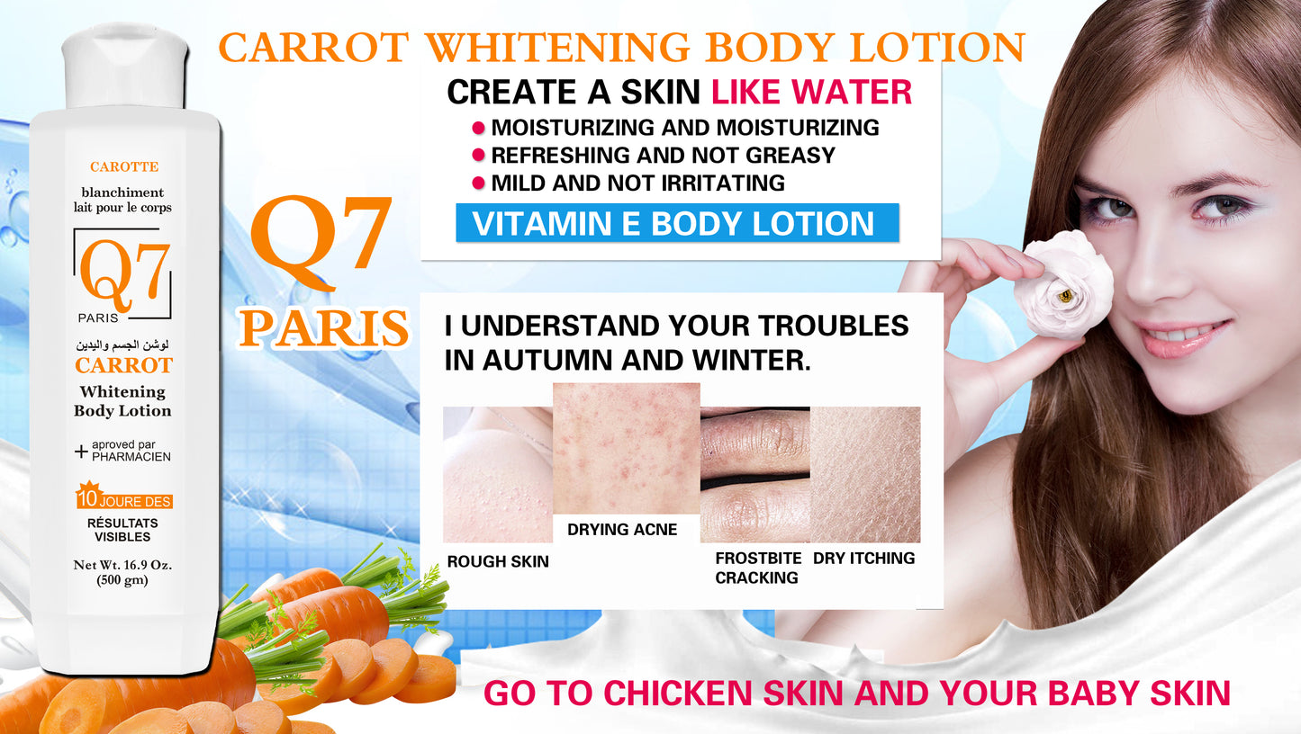 ROUSHUN Q7 Carrot Whitening Body Lotion
