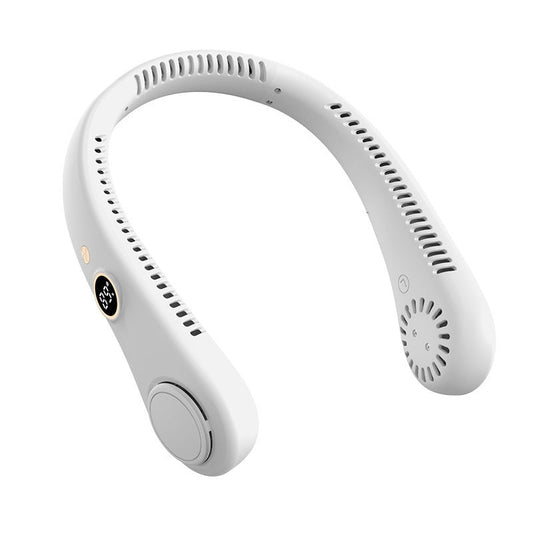 1500 MAh Bladeless Handsfree High Wind Neck Fan