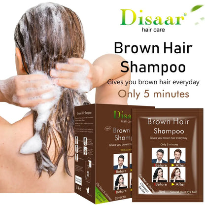 Disaar Brown Color Hair Dye Shampoo