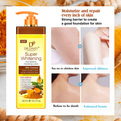 Dr. Davey Super Whitening Anti-Spots & Hydration Lotion with Turmeric
