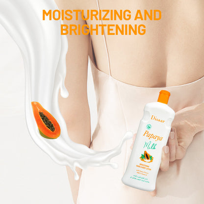 DISAAR Papaya Milk Brightening Hand & Body Lotion