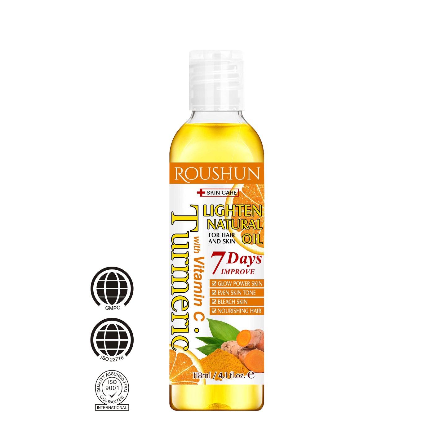 Roushun Turmeric 7 Days Lighten Natural Oil