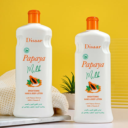 DISAAR Papaya Milk Brightening Hand & Body Lotion