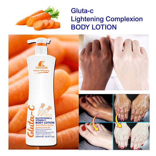 Roushun Glutathione & Vitamin C Carrot Body Lotion