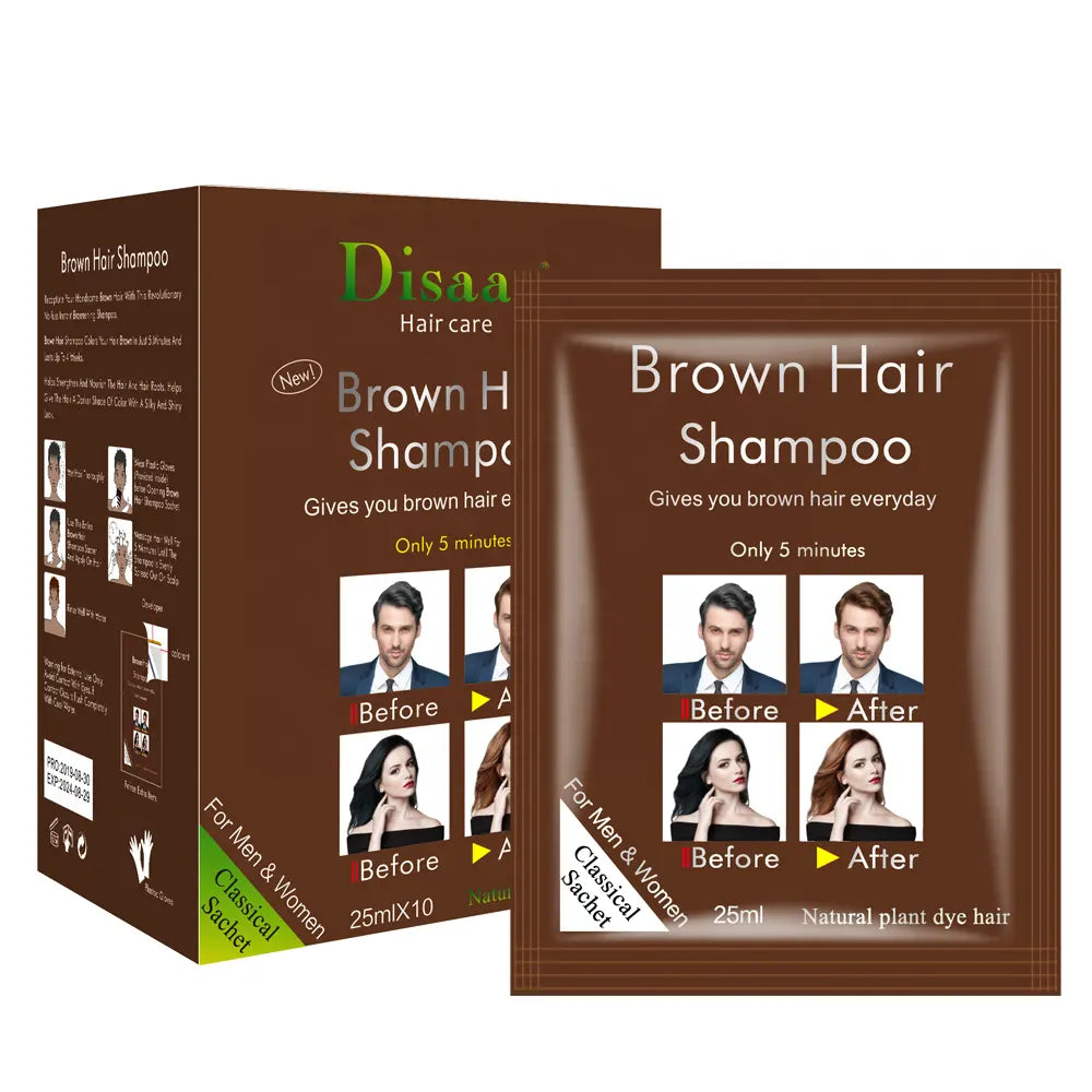 Disaar Brown Color Hair Dye Shampoo