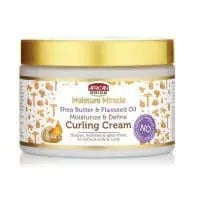 African Pride Moisture Miracle Shea Butter & Flaxseed Oil Curling Cream
