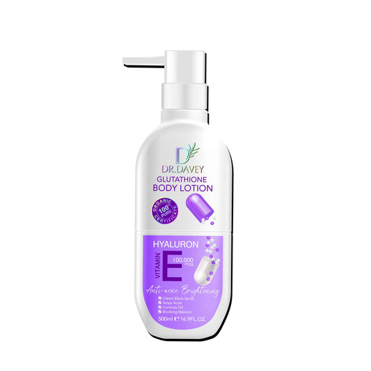Dr. Davey Glutathione Body Lotion with Hyaluron & Vitamin E - 500ml