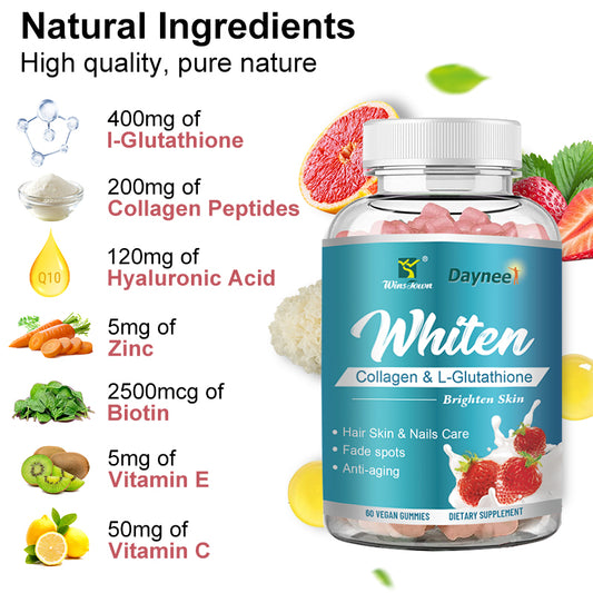 Daynee Whiten Collagen & L-Glutathione Gummies