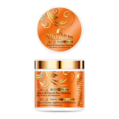 Roushun Argan & Carrot Tone Boosting Extreme Body Cream