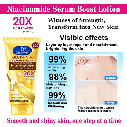 Dr. Davey Gluta VC Healthy Glow Serum Boost Lotion