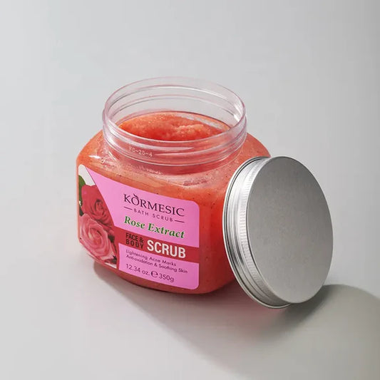 KORMESIC Rose Extract Face & Body Scrub