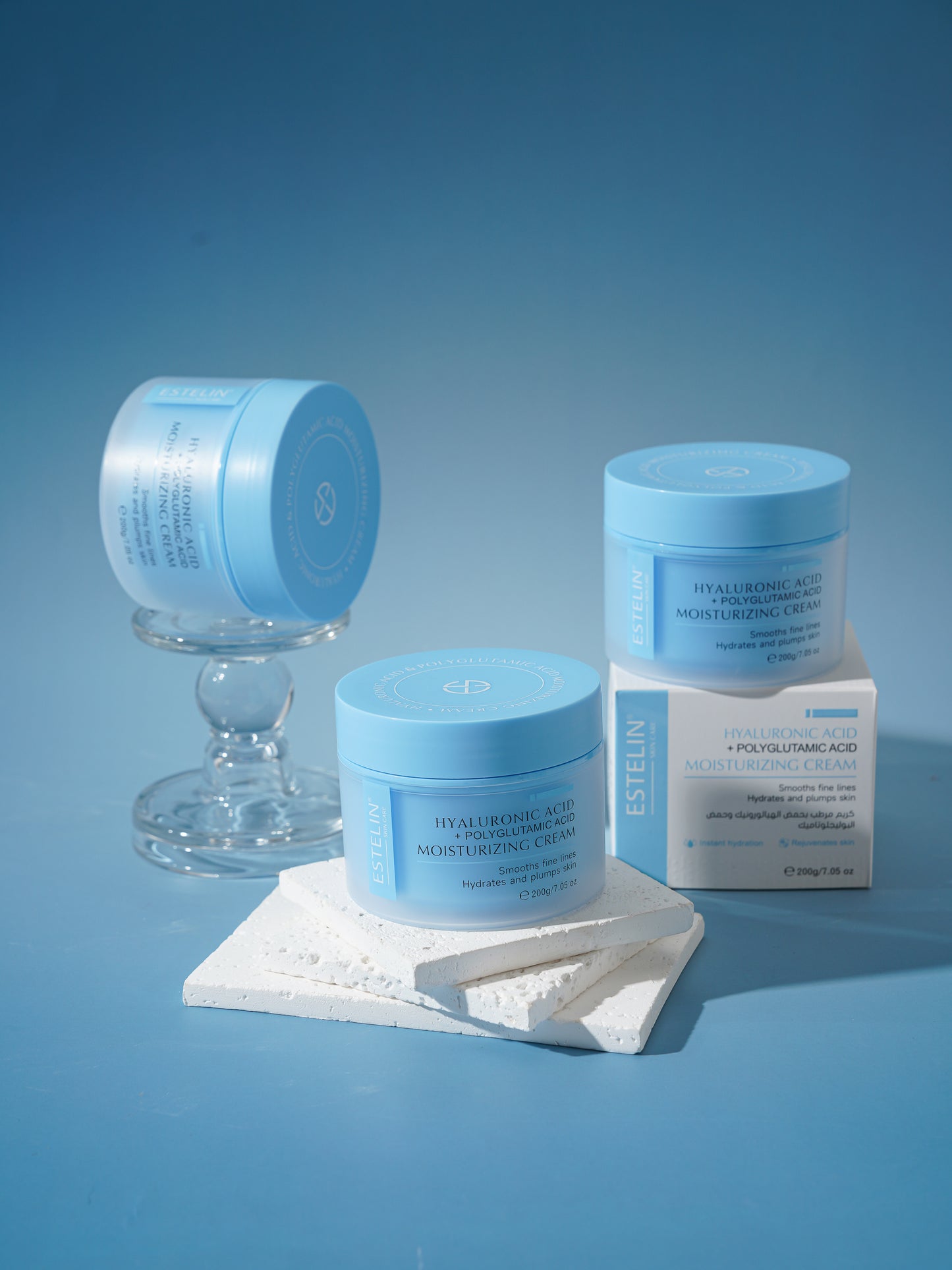 ESTELIN Hyaluronic Acid + Polyglutamic Acid Moisturizing Cream