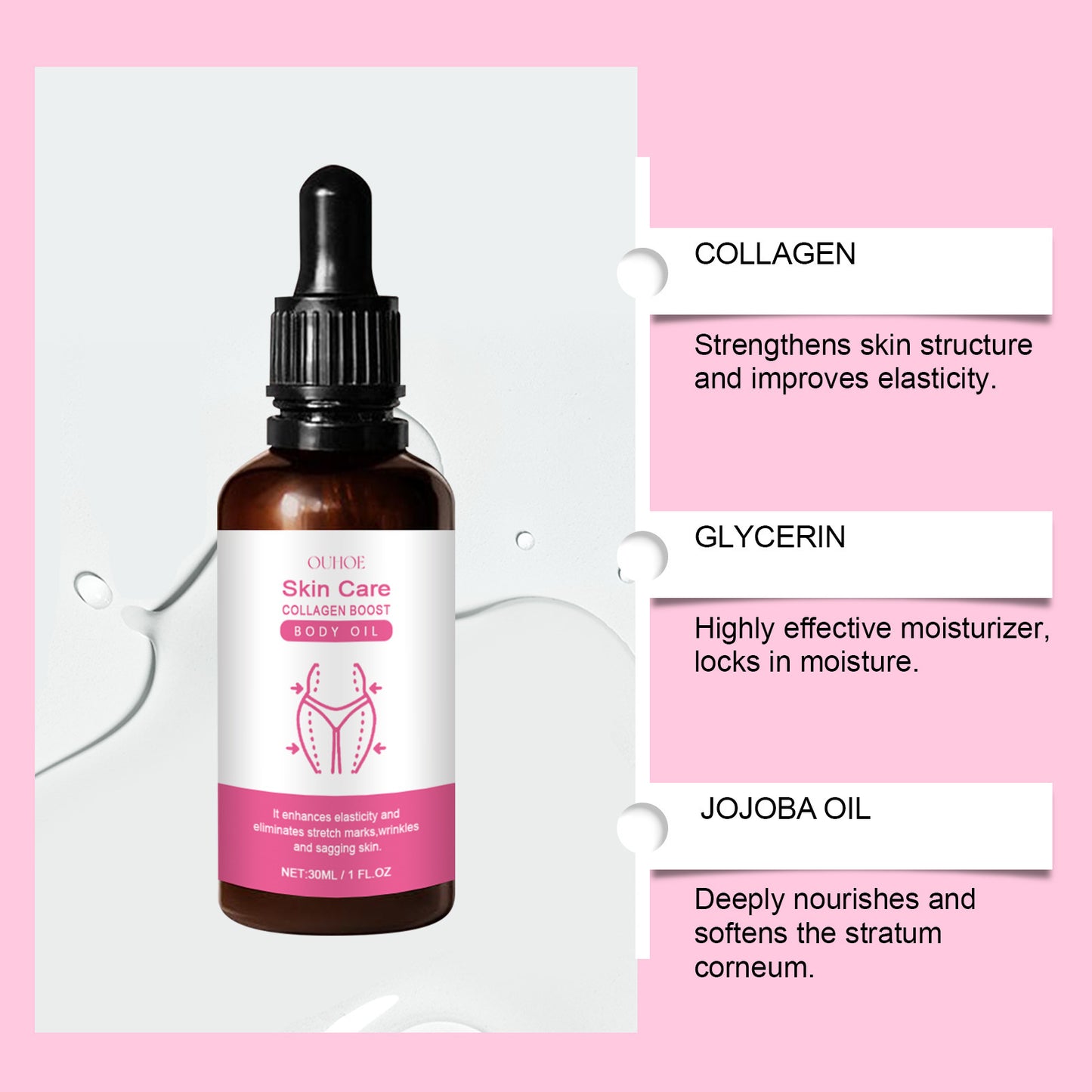 OUHOE Collagen Boost Body Oil