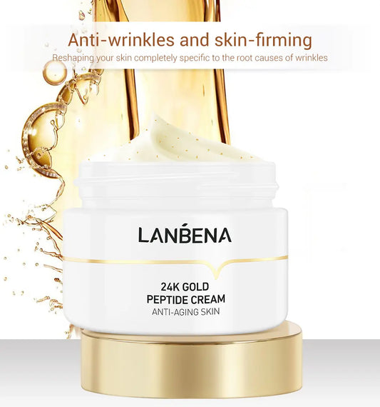 LANBENA 24k Gold Peptide Anti-Aging Skin Cream,50g