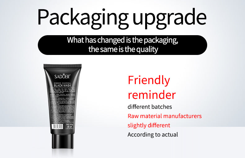 SADOER Bamboo Charcoal Black Mask