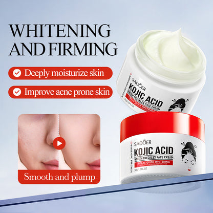 SADOER Kojic Acid Whiten Freckles Face Cream