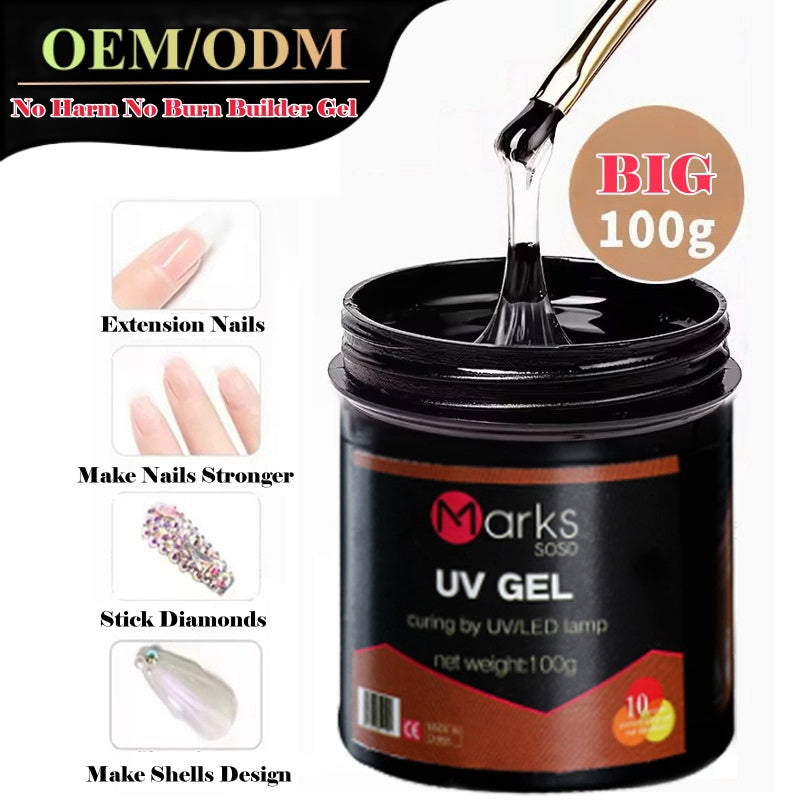 Marks Soso UV Gel – Professional Strength Nail Builder & Shine Enhancer