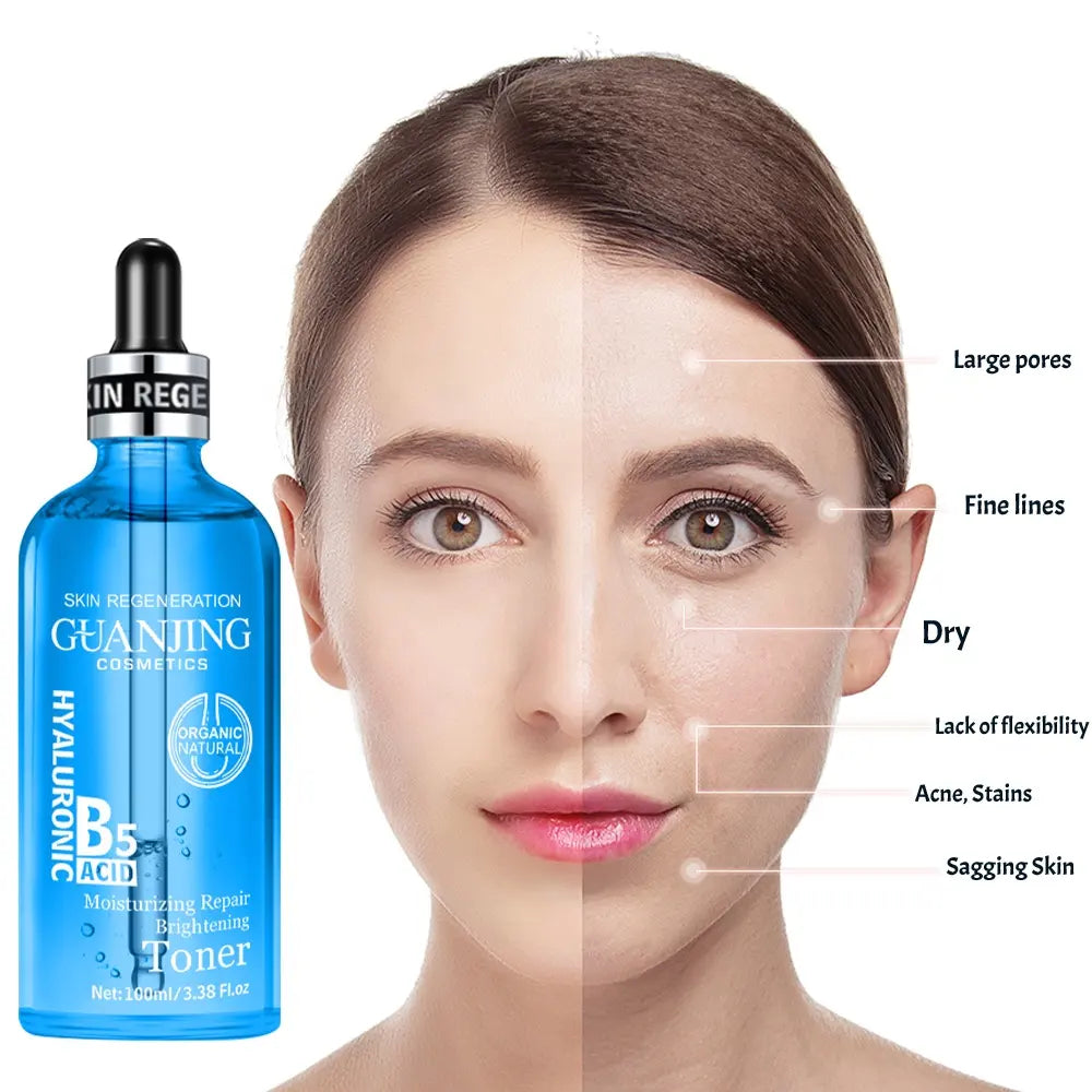 Guanjing Hyaluronic Acid B5 Moisturizing Repair Brightening Toner – 100ml