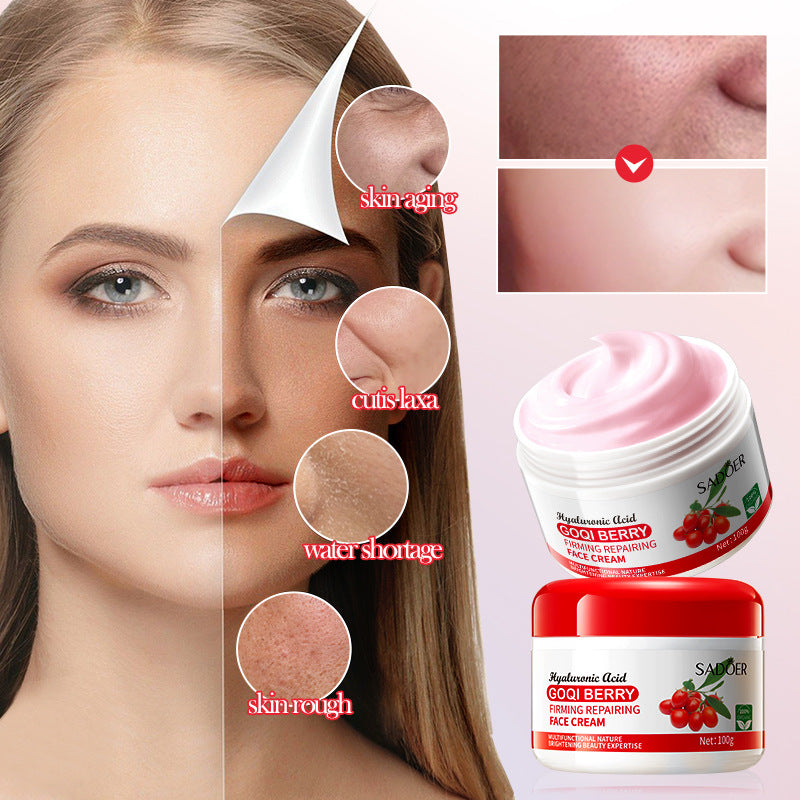 SADOER Hyaluronic Acid Goji Berry Firming Repairing Face Cream
