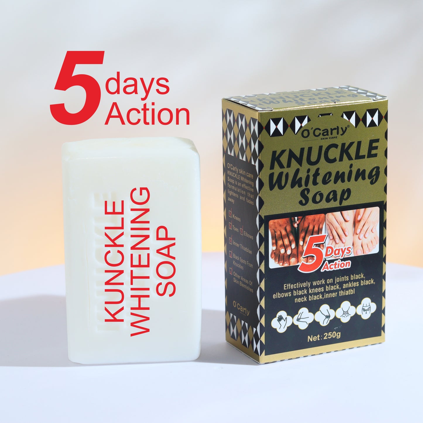 O'Carly 5 Days Knuckle Whitening Soap