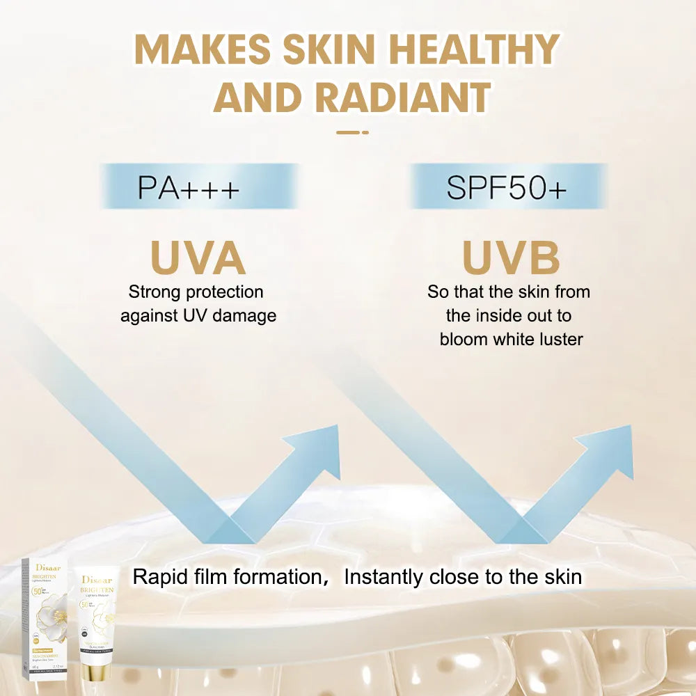 Disaar Brightening Niacinamide Sunscreen Cream SPF 50