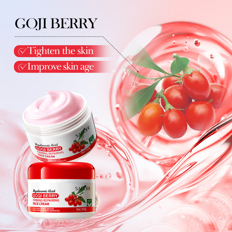 SADOER Hyaluronic Acid Goji Berry Firming Repairing Face Cream