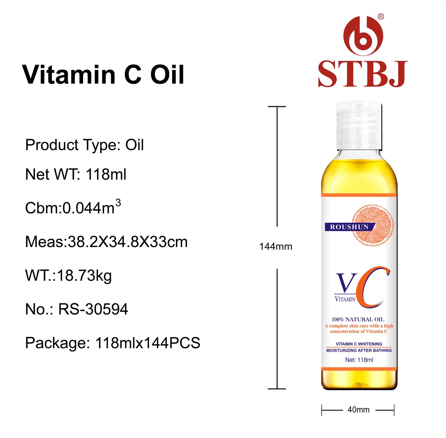 Roushun Vitamin C 100% Natural Oil