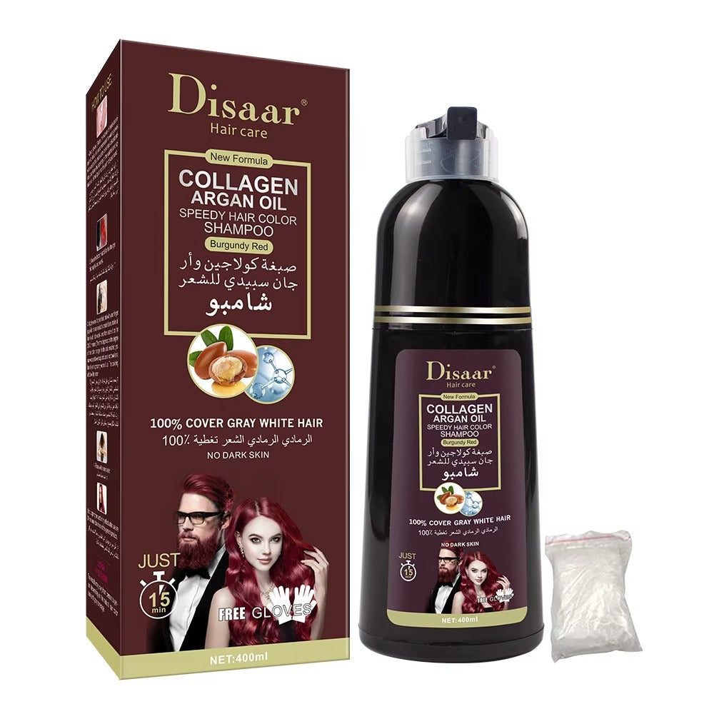 Disaar Collagen Argan Oil Speedy Hair Color Shampoo