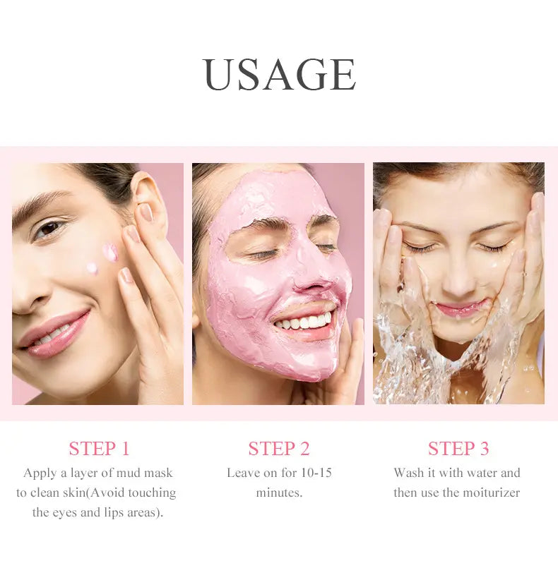 LAIKOU Japan Sakura Mud Mask – Purify, Brighten & Refresh Your Skin