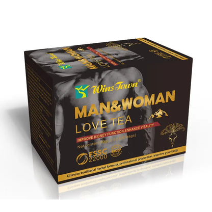 Winstown Man & Woman Love Tea