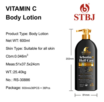 ROUSHUN Arbutin Half Cast Strong Whitening Body Lotion (Body Lotion with SPF 50 PA+++)