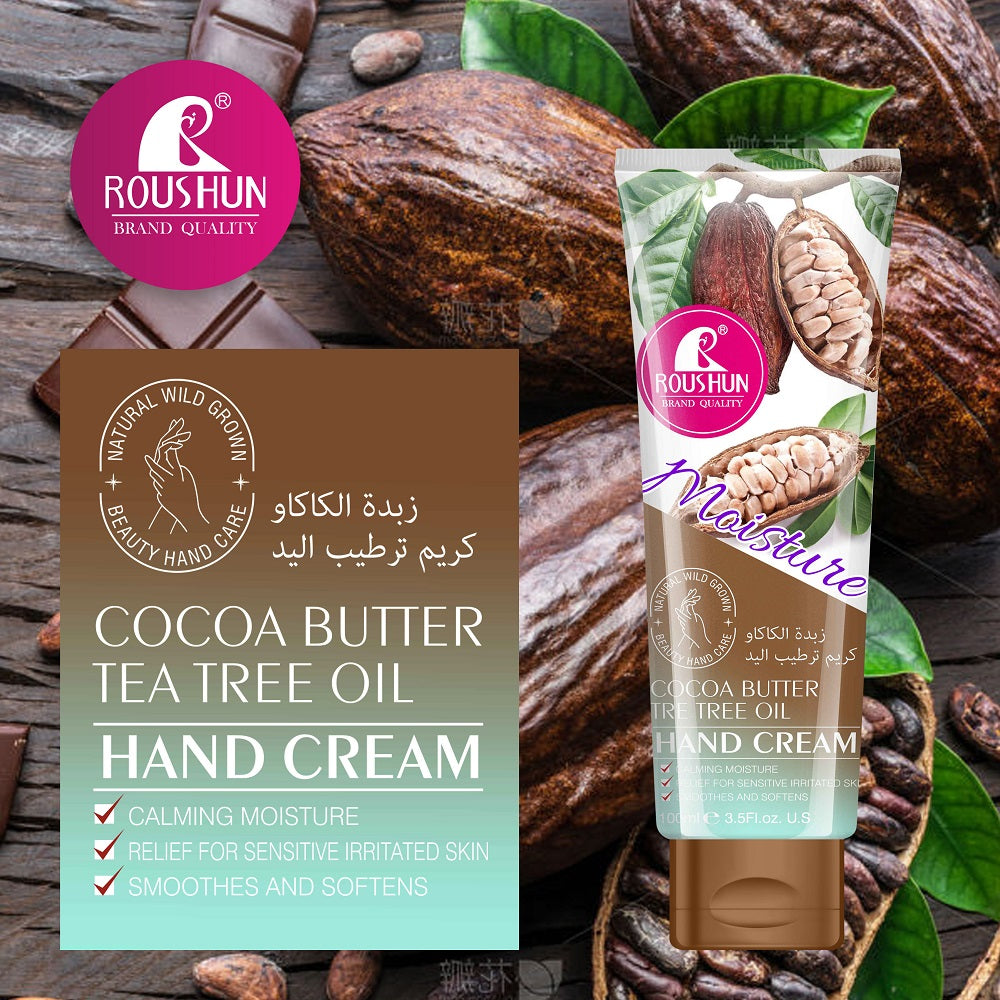Roushun Cocoa Butter & Tea Tree Oil Hand Cream