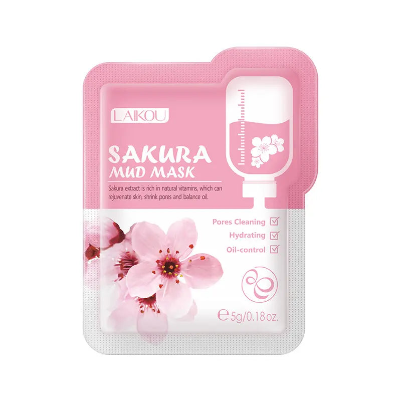 LAIKOU Japan Sakura Mud Mask – Purify, Brighten & Refresh Your Skin