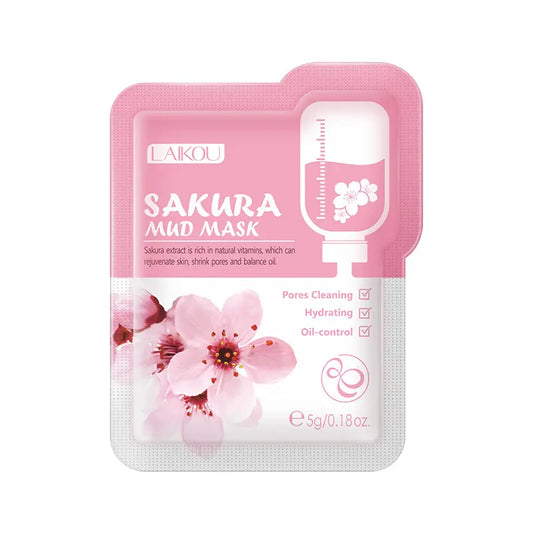 LAIKOU Japan Sakura Mud Mask – Purify, Brighten & Refresh Your Skin
